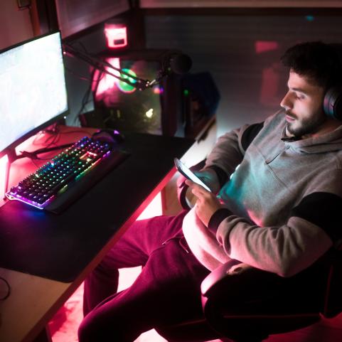 Tauko PC pelaamisessa.